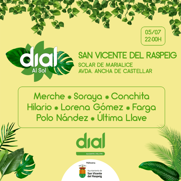 SanVicente acoge la gira «Dial al&nbsp;Sol»