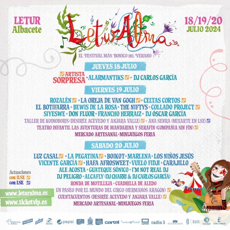 Leturalma publica el cartel por días del “festival más bonico del&nbsp;verano”