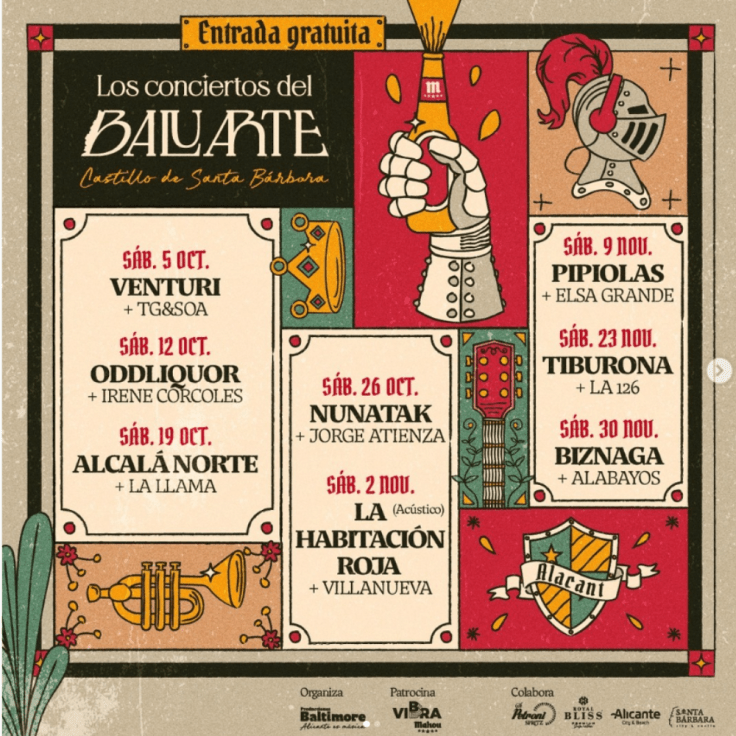 Empiezan Los Conciertos del&nbsp;Baluarte.