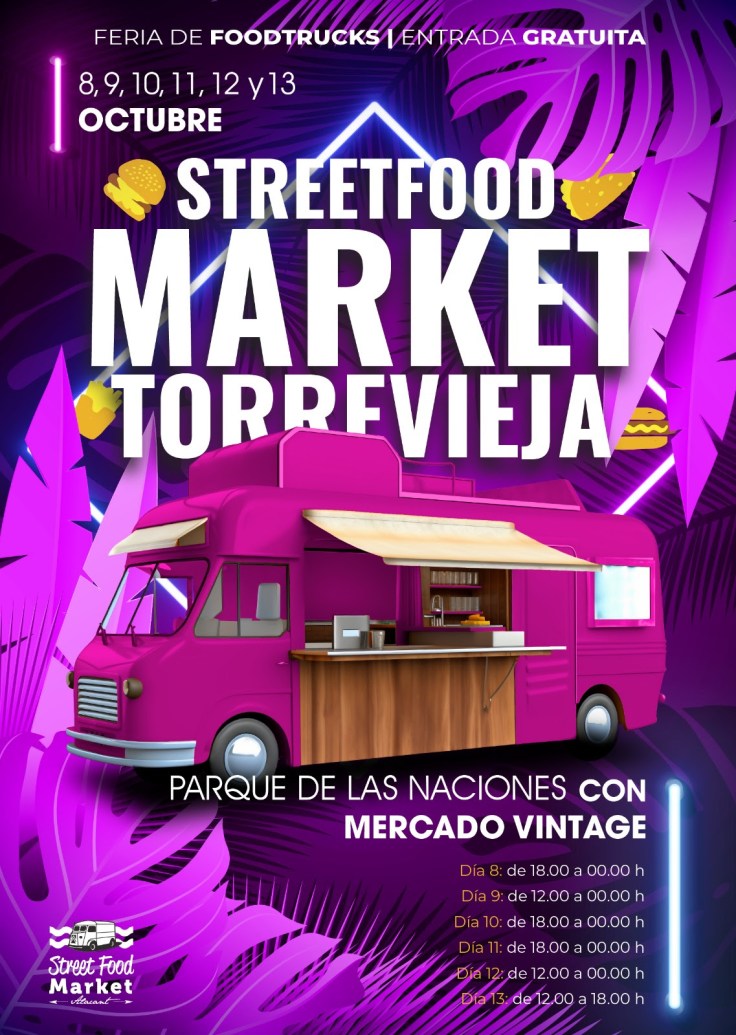 OBK actuará en el Street Food Market de&nbsp;Torrevieja.