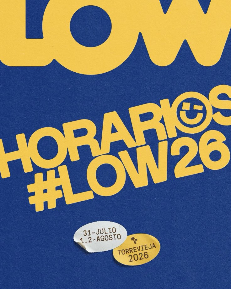 El Low Festival devela los horarios de su primera edición en&nbsp;Torrevieja.